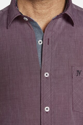 Jan Vanderstorm Comfort fit Overhemd ' Julian ' in Rood