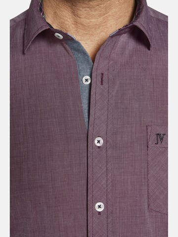 Jan Vanderstorm Comfort fit Button Up Shirt ' Julian ' in Red