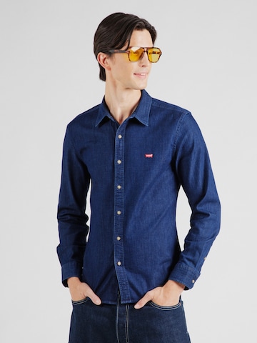 Slim fit Cămașă 'BATTERY' de la LEVI'S ® pe albastru: față