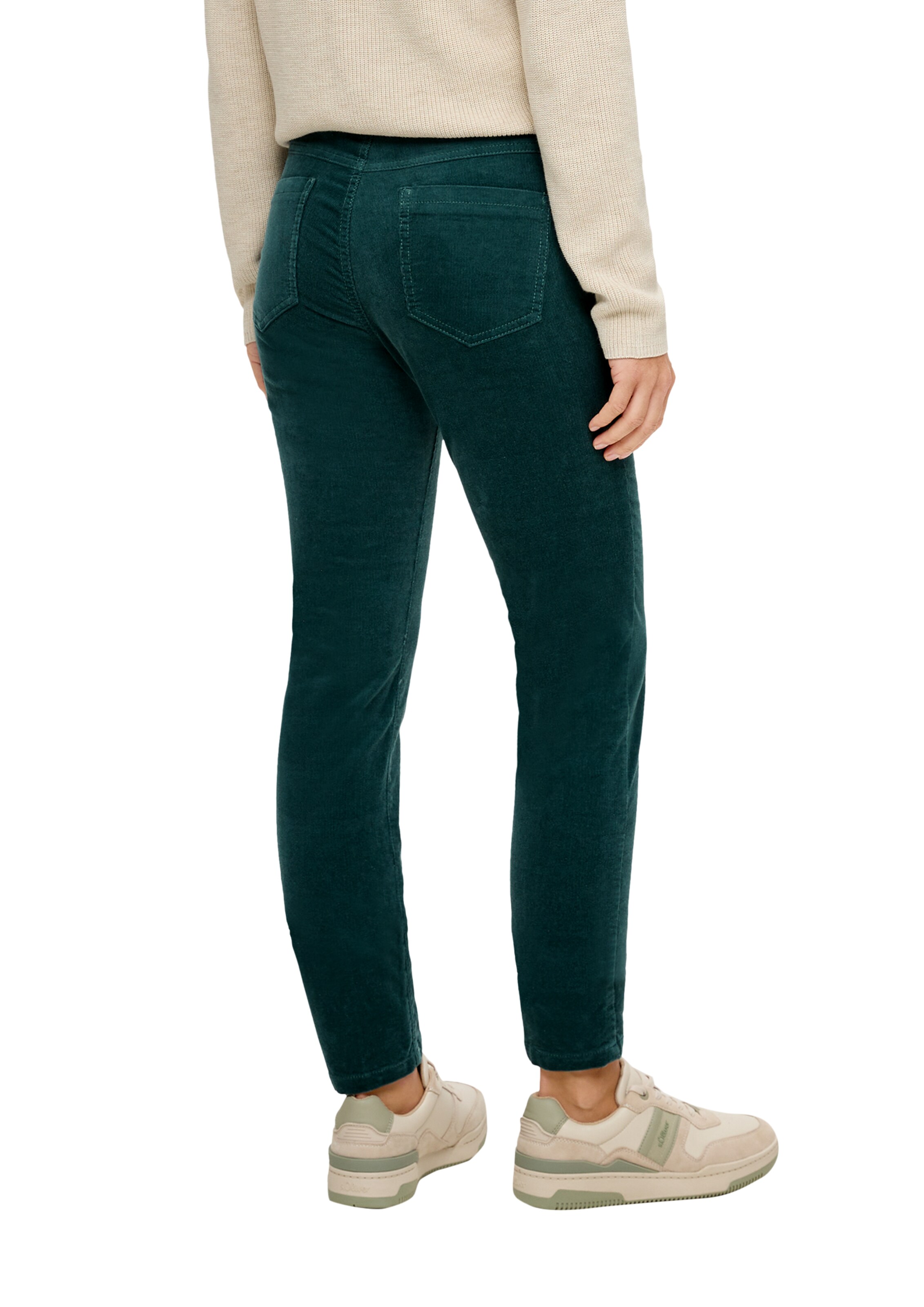 Coupe slim Pantalon s.Oliver en vert