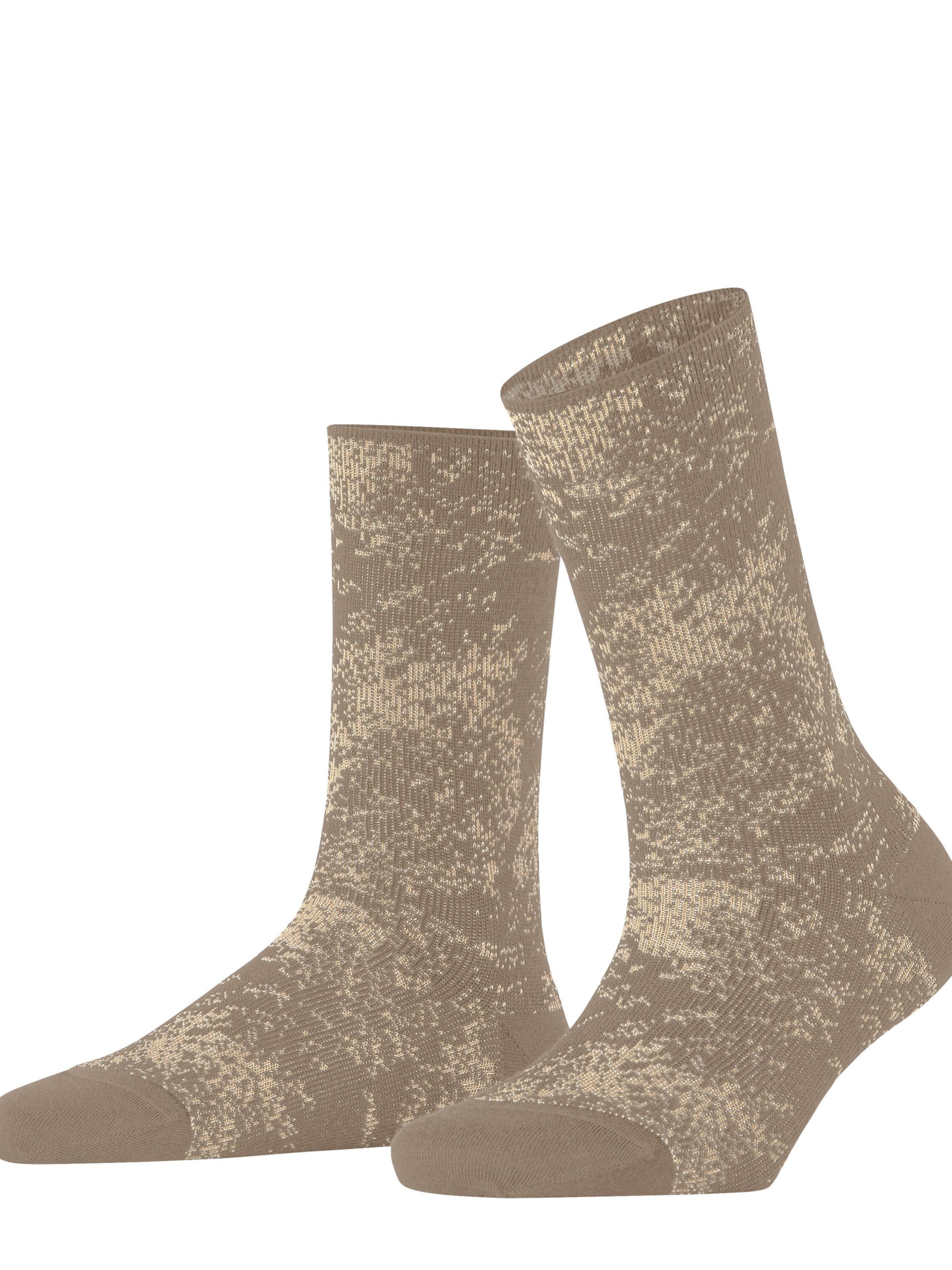 FALKE Socken 'Sparkle Dust'‌‌‌‌‌‌‌‌‌‌ in Beige: Vorderseite