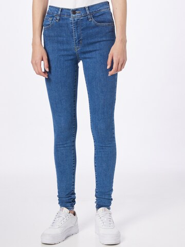 LEVI'S ® Skinny Jeans '720 Hirise Super Skinny' in Blauw: voorkant