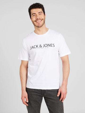 Maglietta 'Bla Jack' di JACK & JONES in bianco: frontale