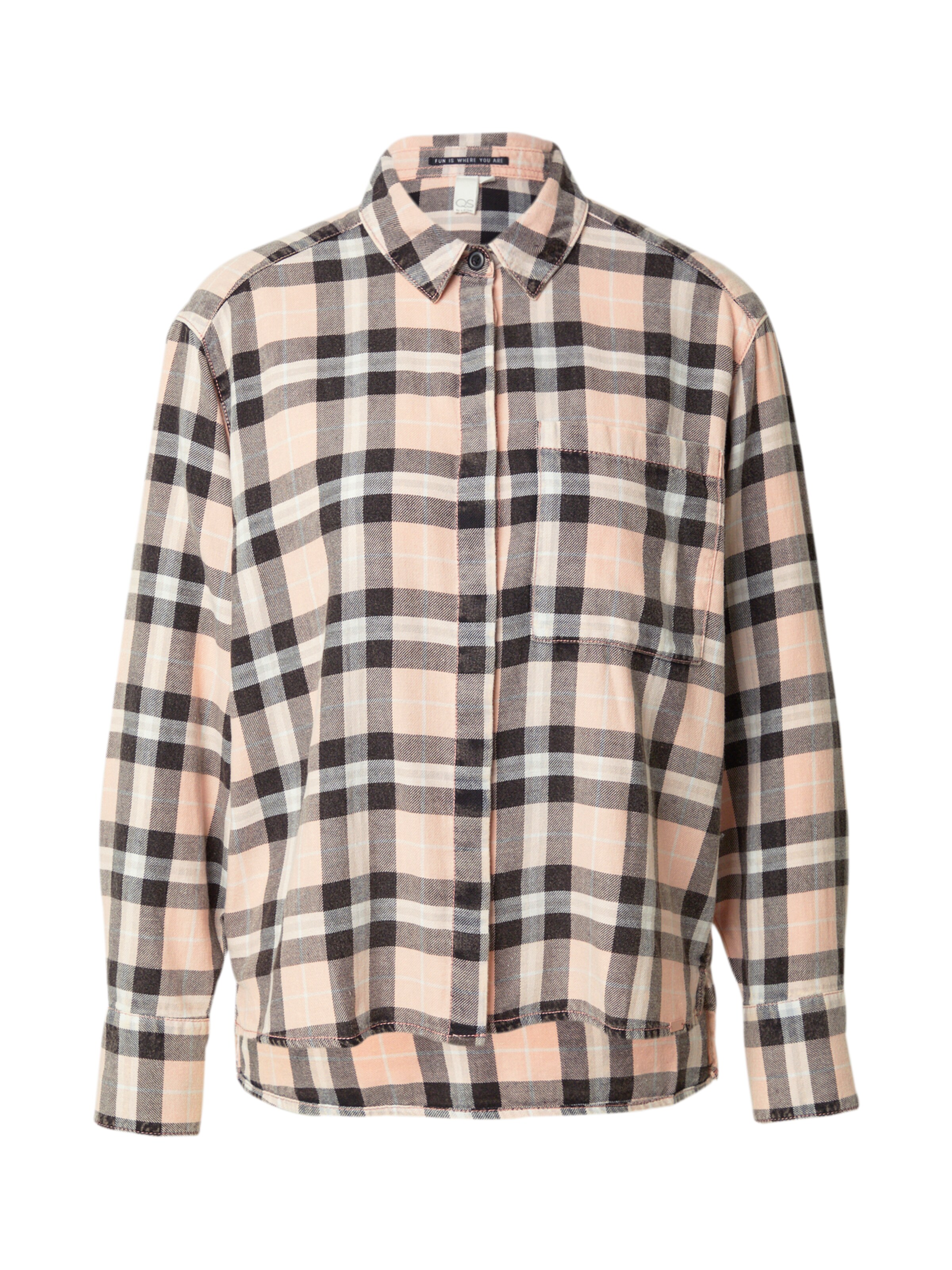 QS Bluse in Orange: Vorderseite