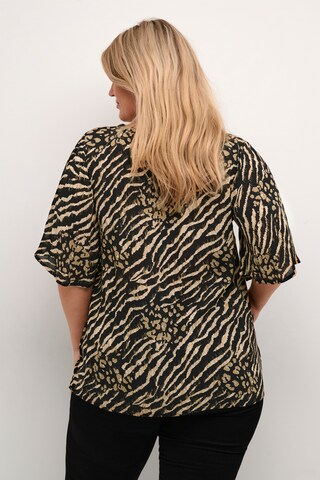 KAFFE CURVE Blouse 'Kerry' in Bruin