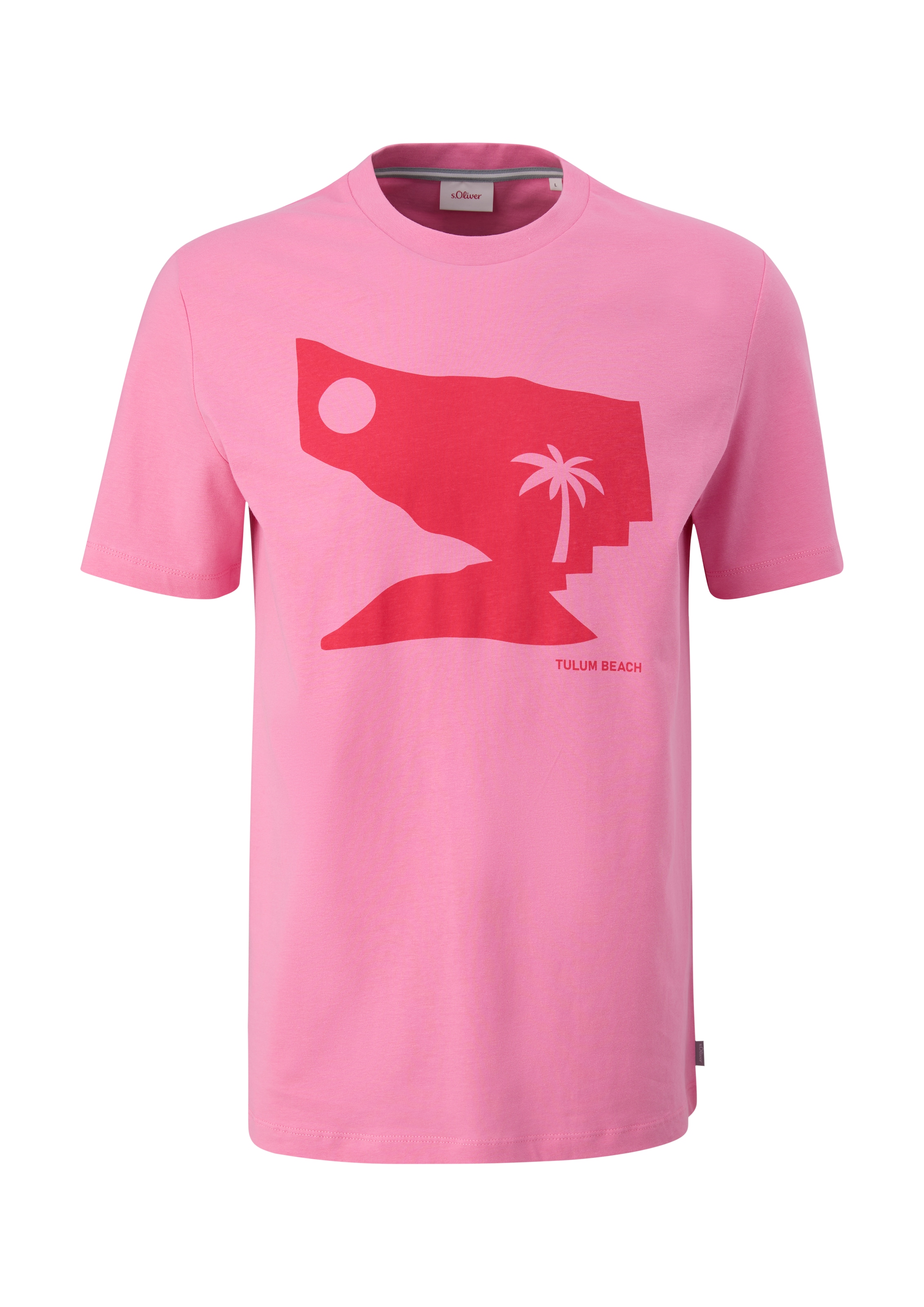 T-Shirt s.Oliver en rose : devant