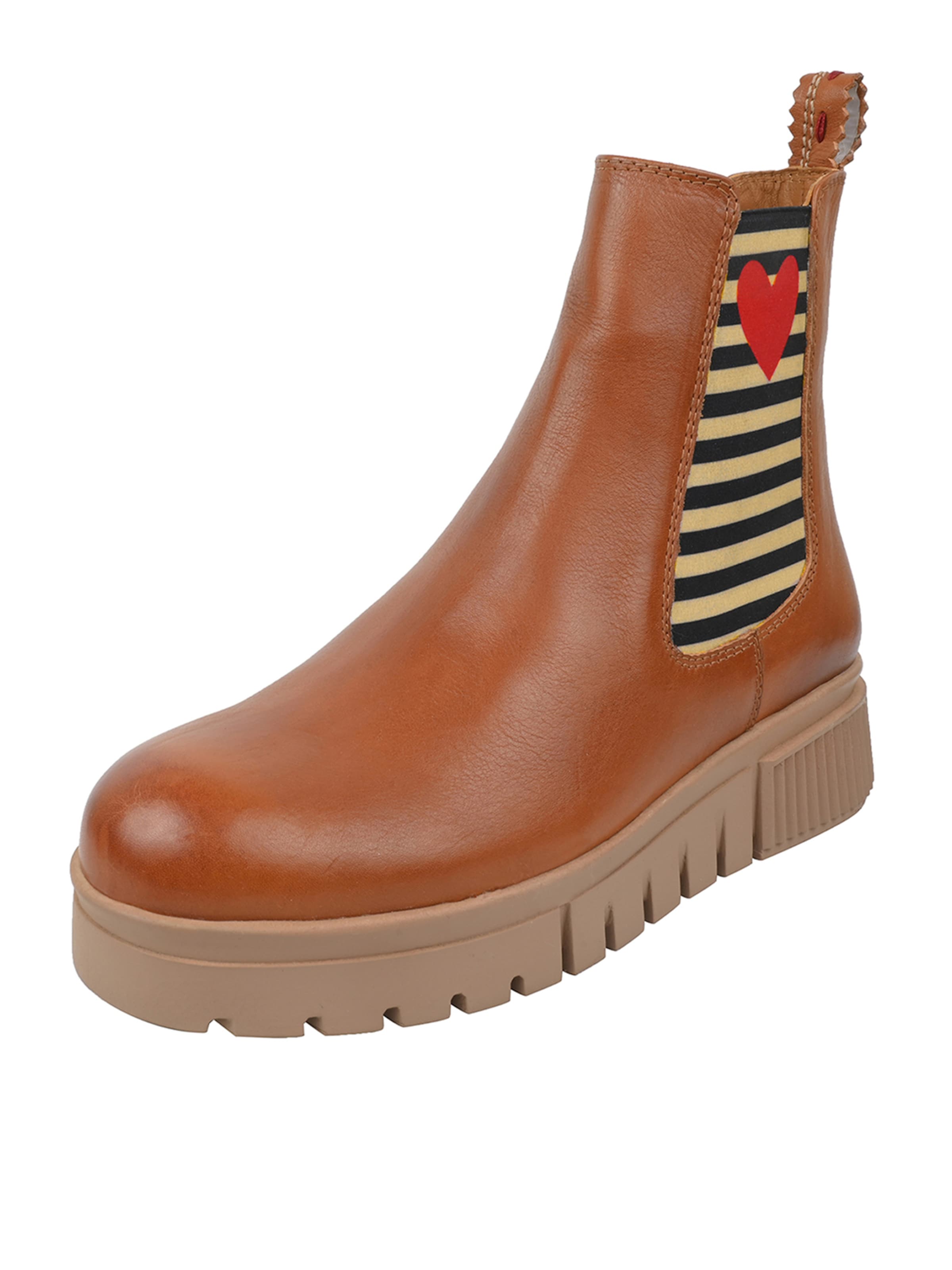 Crickit Chelsea Boot ' NAELLE ' in Braun: Vorderseite