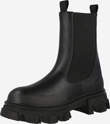 Public Desire Chelsea Boots in Black: front