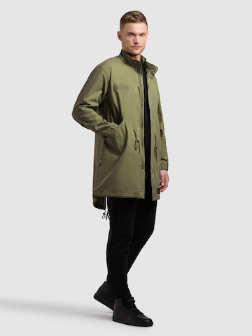 khujo Between-seasons coat in Green