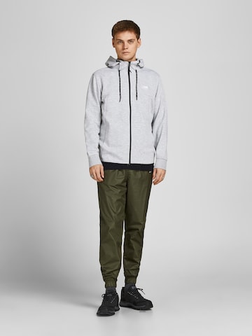 JACK & JONES Кофта на молнии 'Air' в Серый