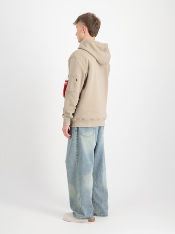 ALPHA INDUSTRIES Sweatshirt i beige