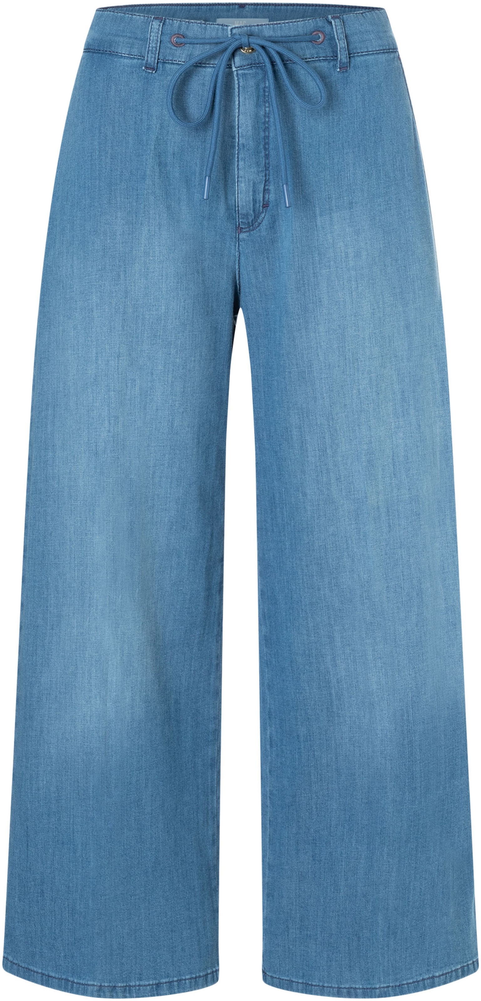 MAC Wide leg Jeans 'Charly' in Blauw: voorkant