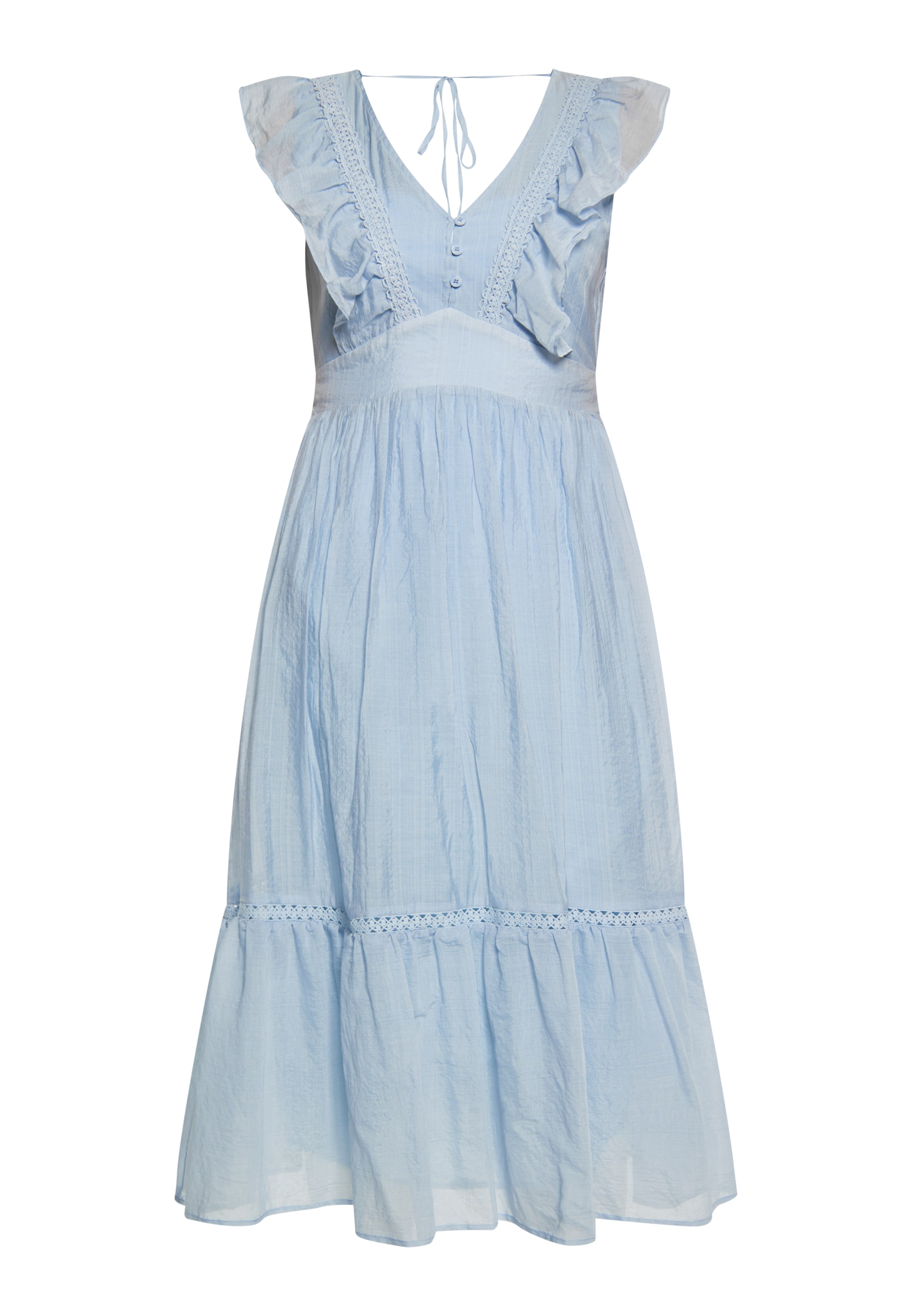 DreiMaster Vintage Letné šaty - Modrá: predná strana