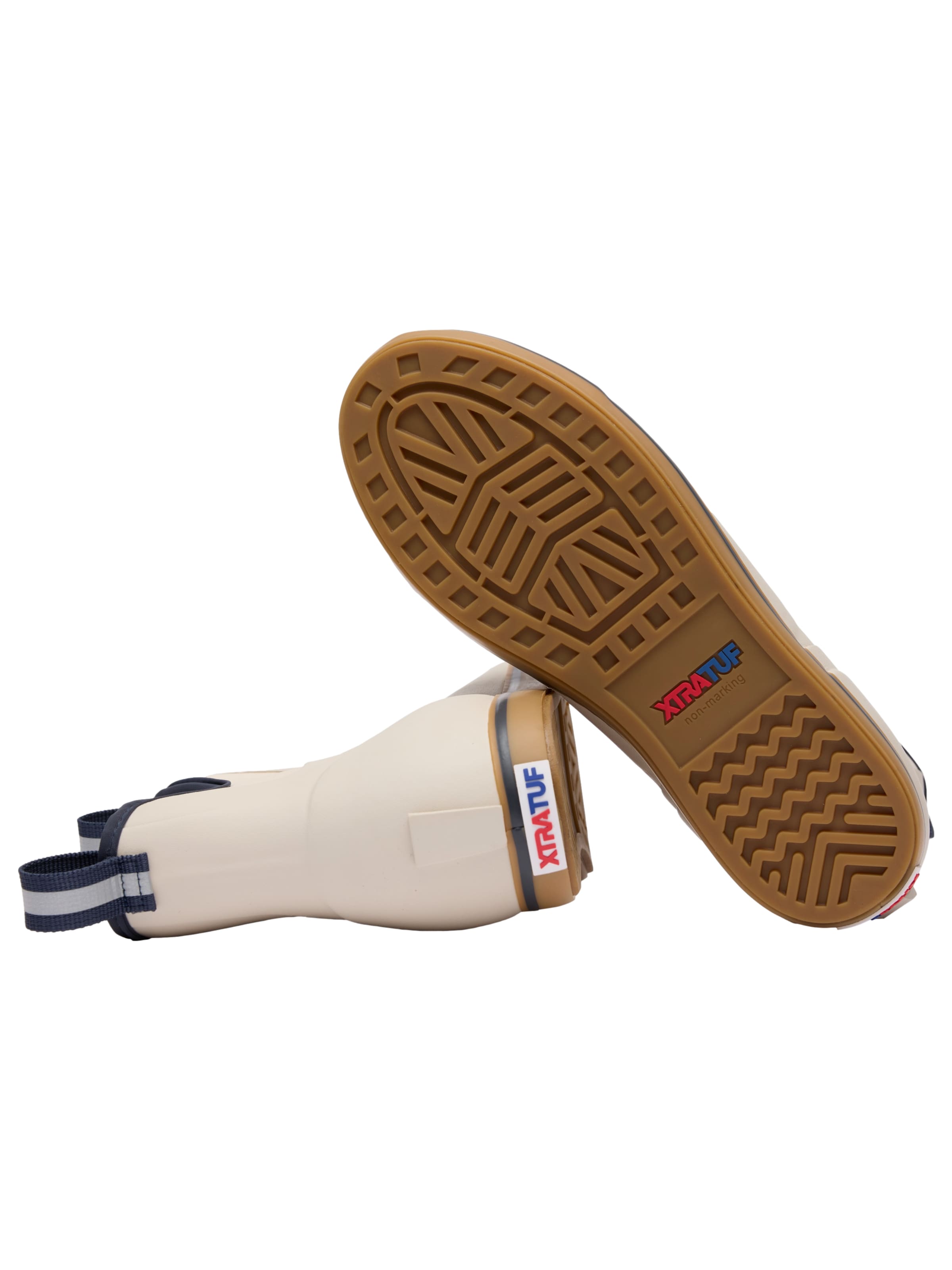 XtraTuf Rubber Boots 'Ankle Deck Boot' in Beige