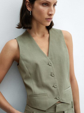 MANGO Suit Vest 'Alicante' in Green