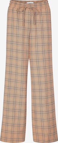 Regular Pantalon 'Eryn' minimum en marron : devant