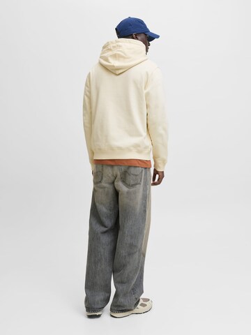 JACK & JONES Sweat jacket 'Norrebro' in Beige