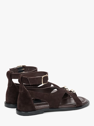 Estro Sandal '088-315' i brun
