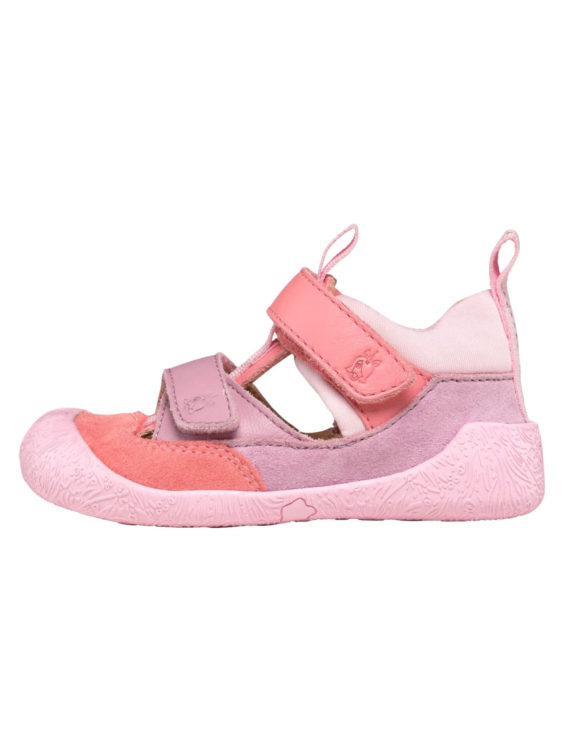 Affenzahn Sandals 'Sandale Leder Freely' in Pink: front
