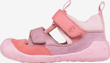 Affenzahn Sandals 'Sandale Leder Freely' in Pink: front
