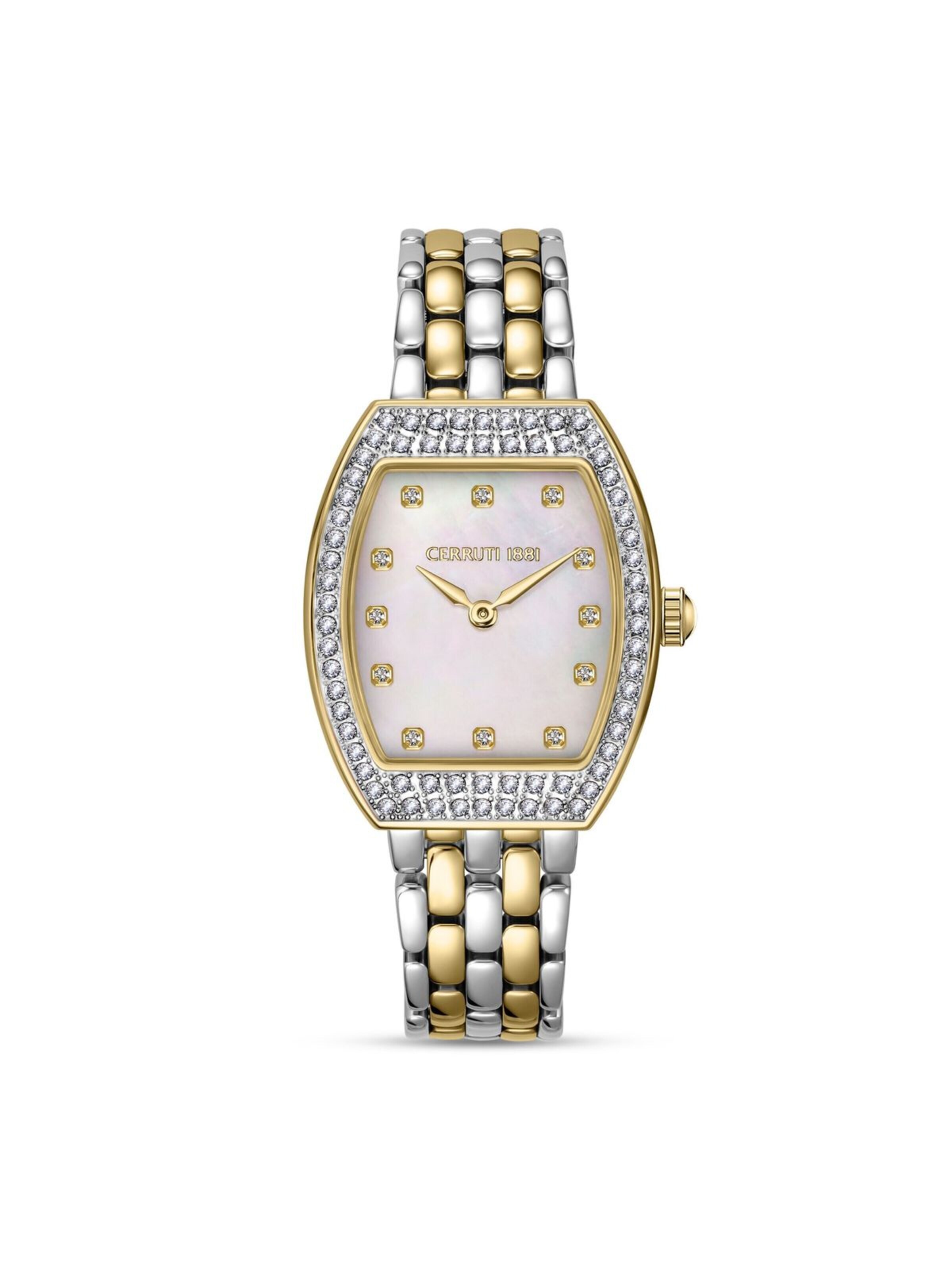 CERRUTI 1881 Analog watch 'Watch Calliano' in Silver: front