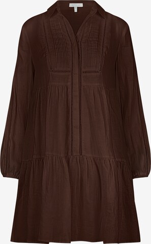 Robe-chemise mint & mia en marron : devant