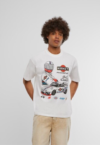 MARKET T-Shirt 'Qualifier' in Weiß: Vorderseite