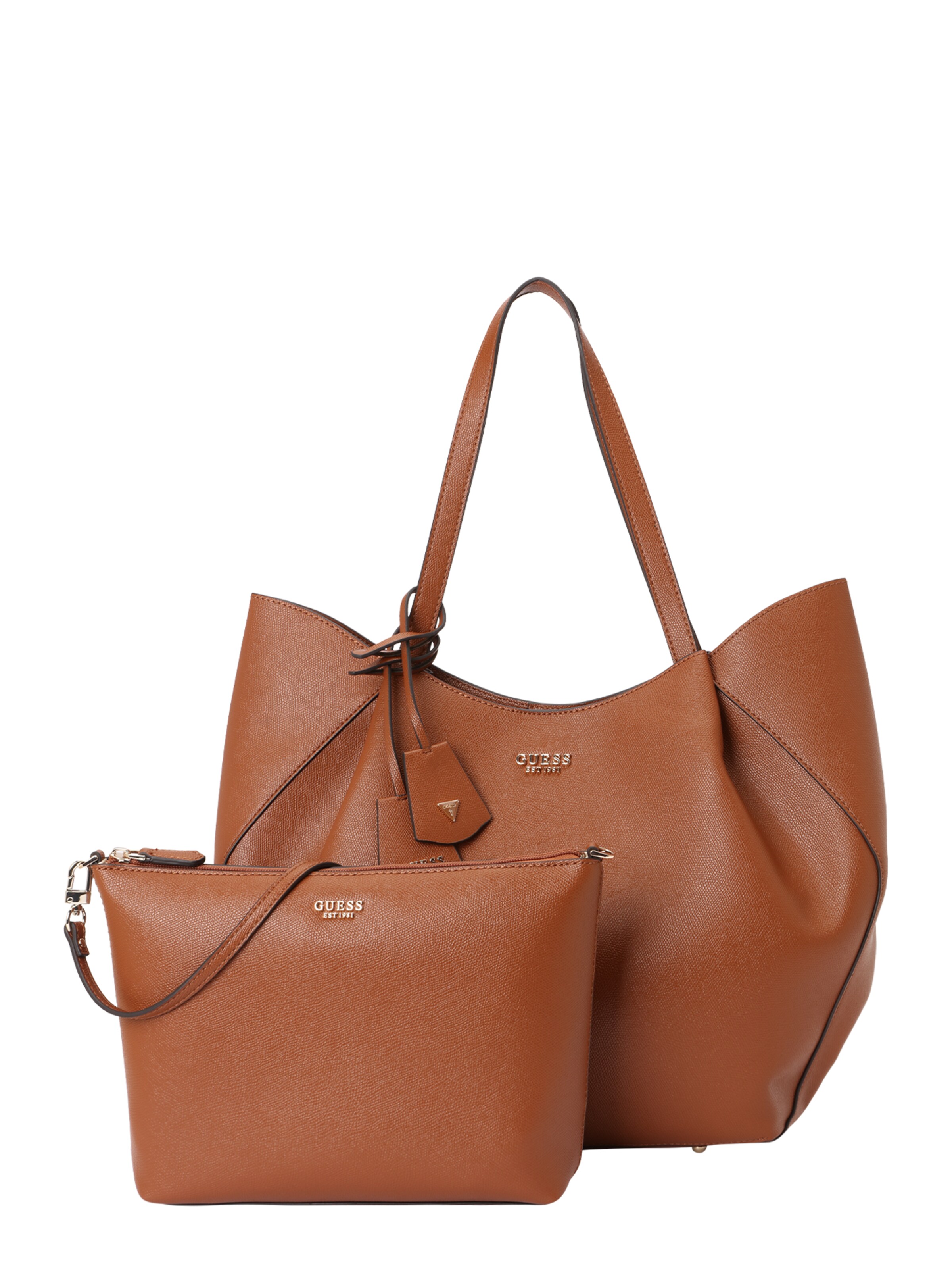 Cabas 'AMORETTE 2 IN 1 TOTE' GUESS en marron