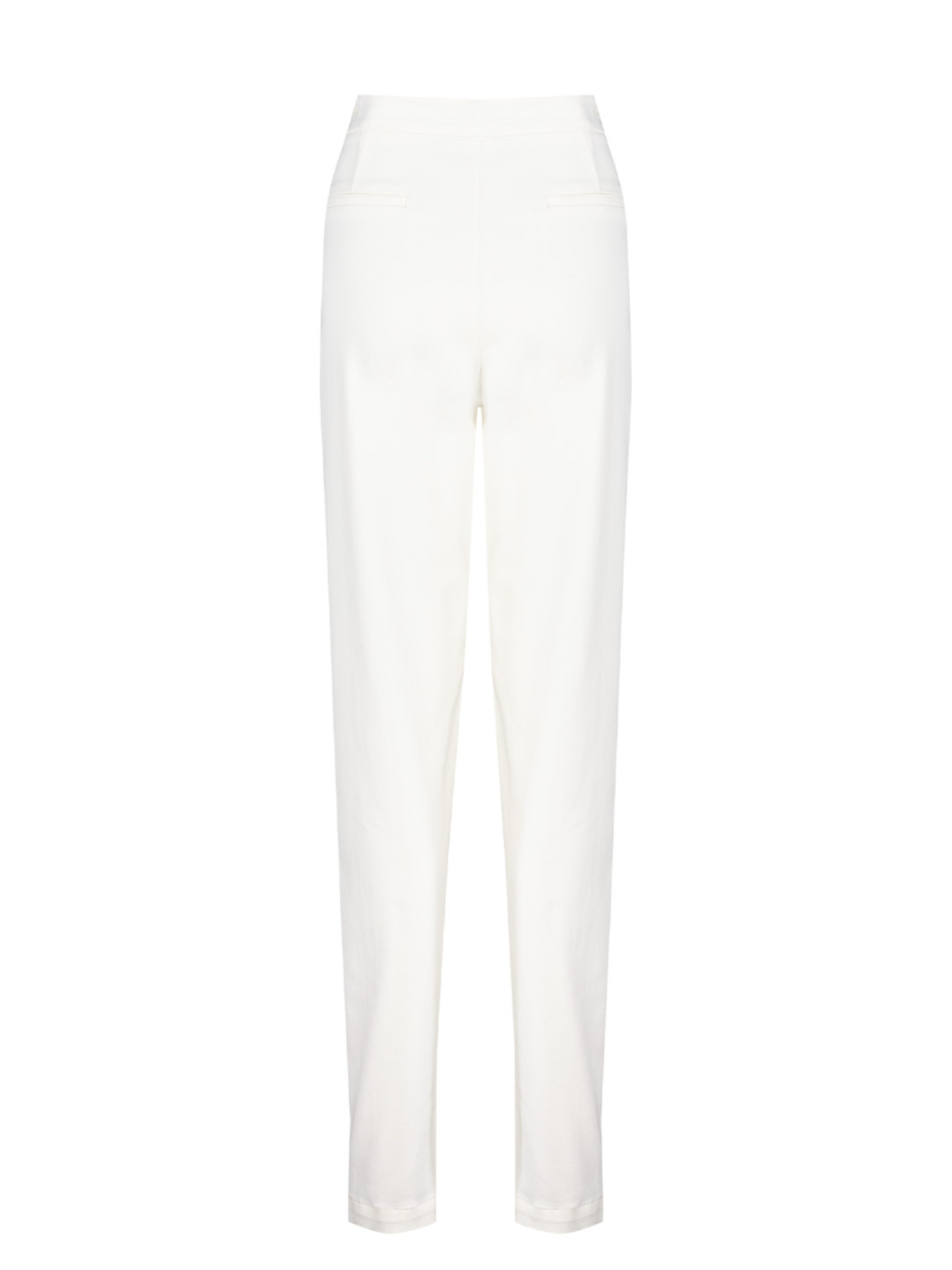 PCFG Slim fit Pleat-front trousers in White