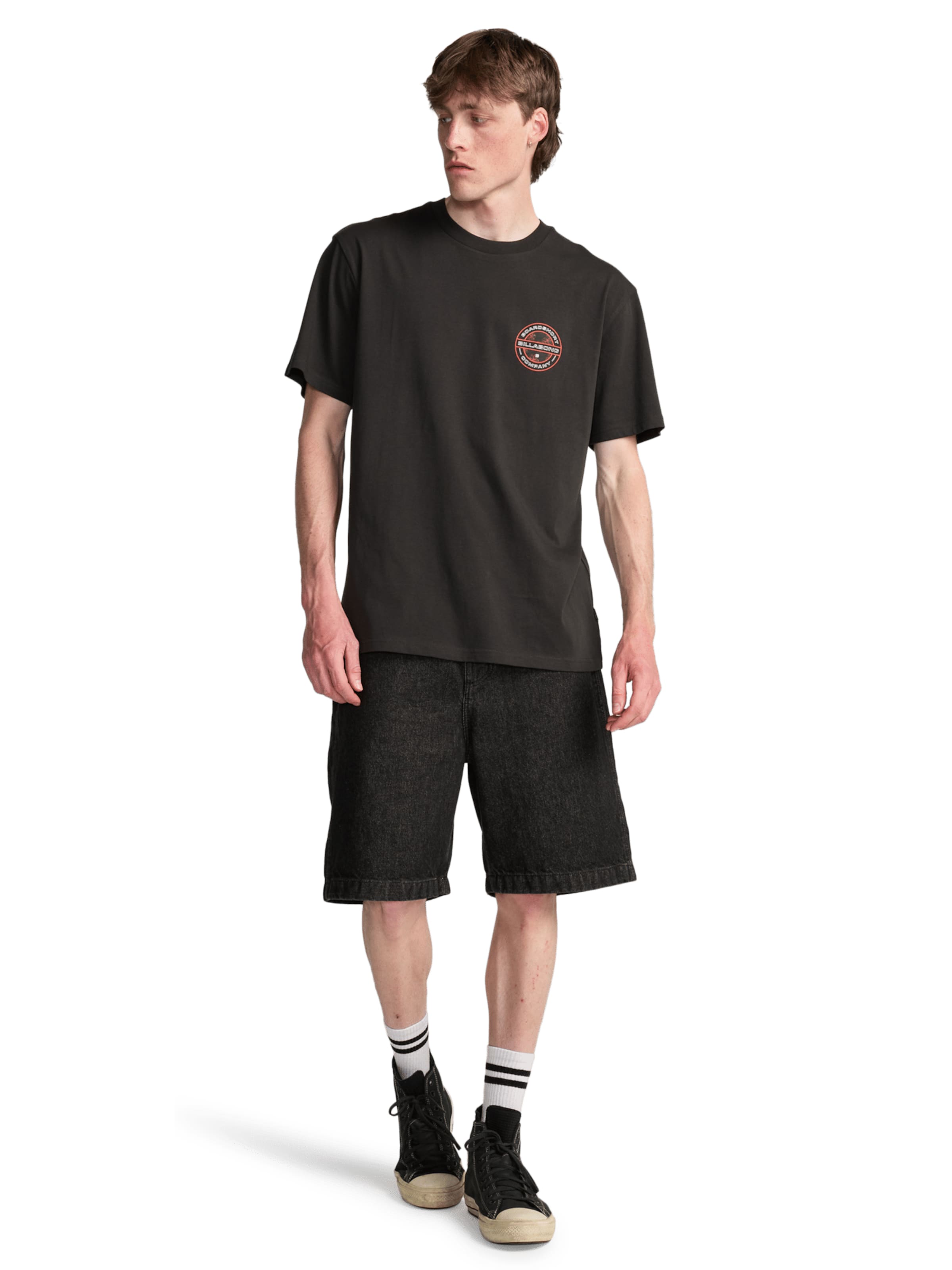 BILLABONG T-shirt 'Rotor' in Schwarz