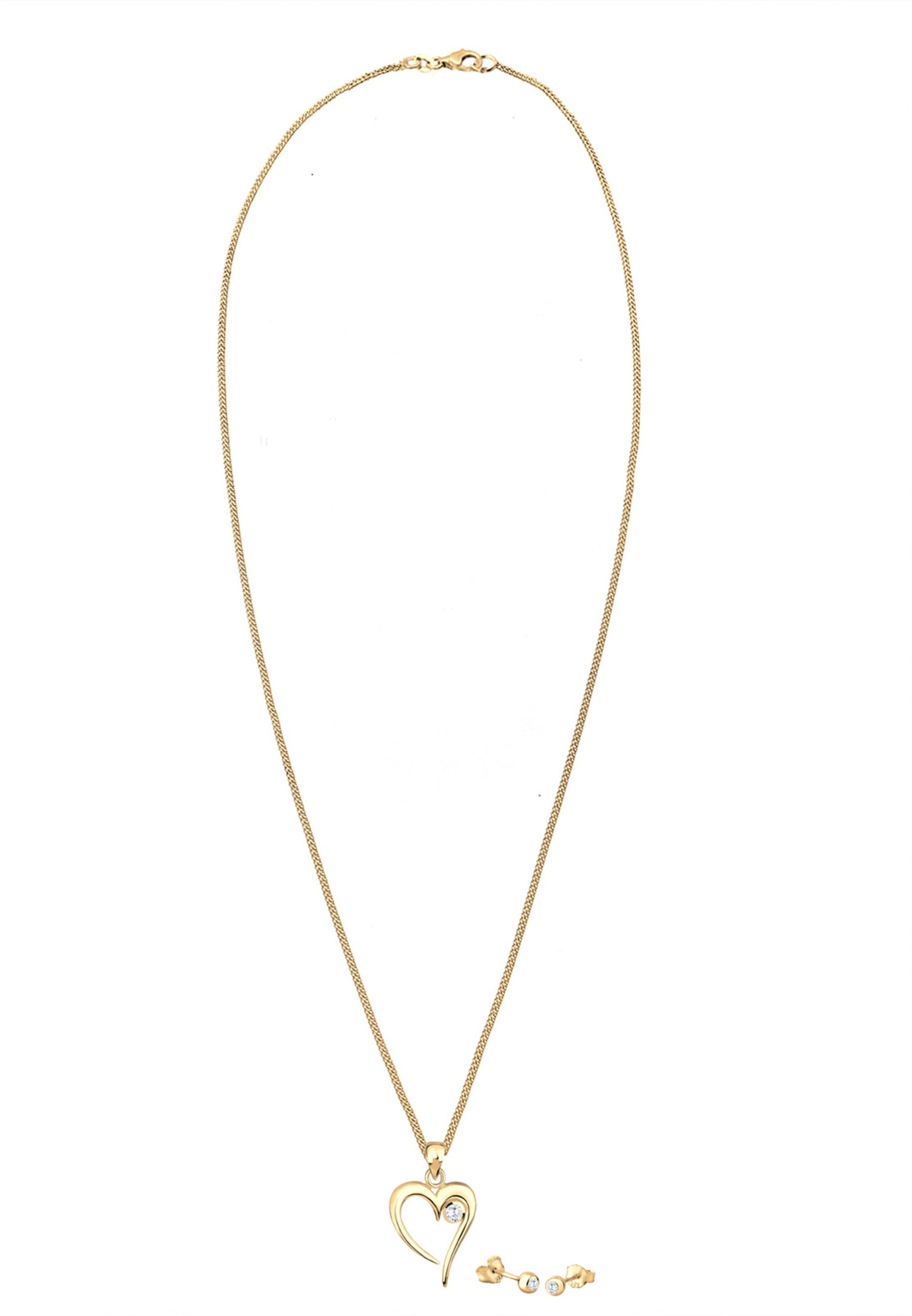 ELLI Sieraden set in Goud: voorkant