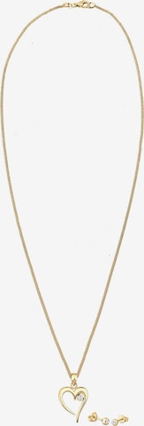 ELLI Jewelry set in Gold: front