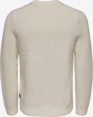 Only & Sons Pullover 'Rio' in Weiß