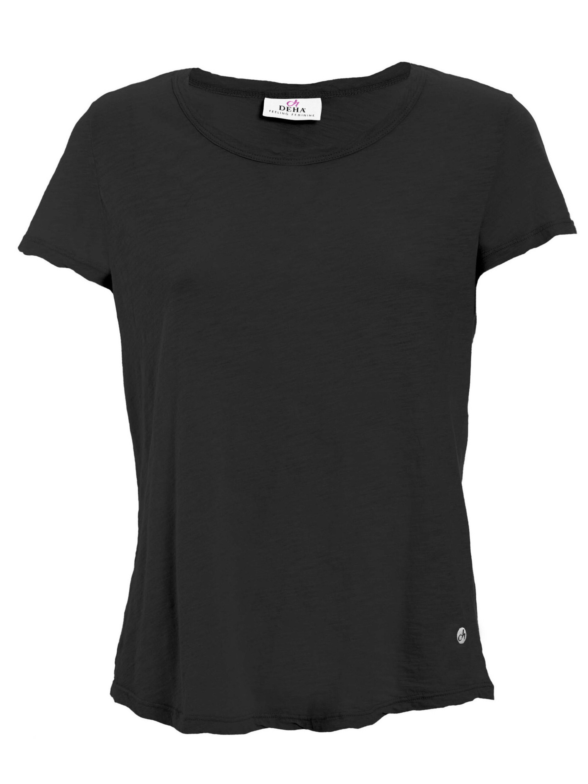 Maglietta di DEHA in nero: frontale