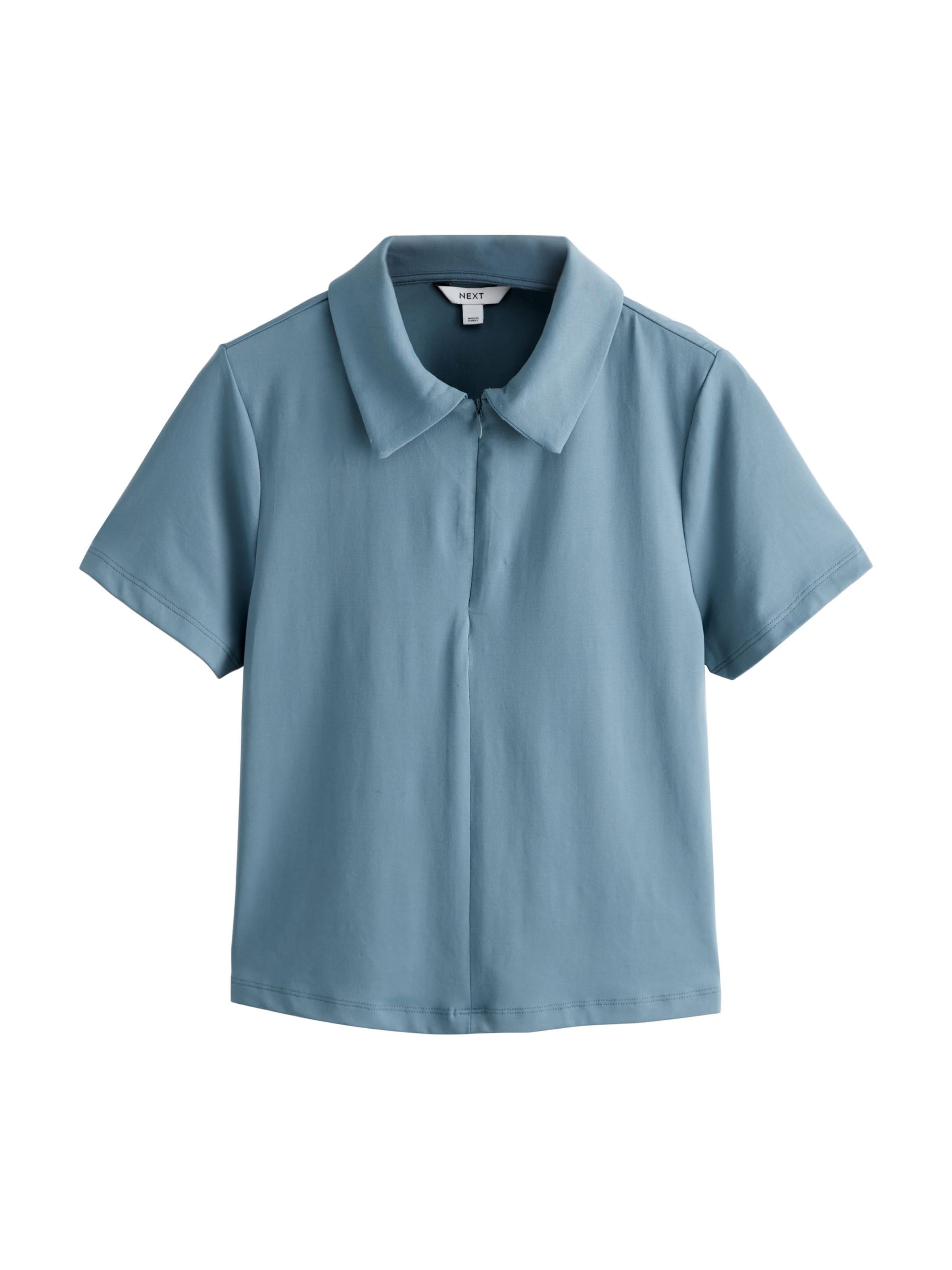 Next Shirt in de kleur Cyaan blauw, Productweergave