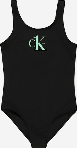 Calvin Klein Swimwear Plavky – černá: přední strana
