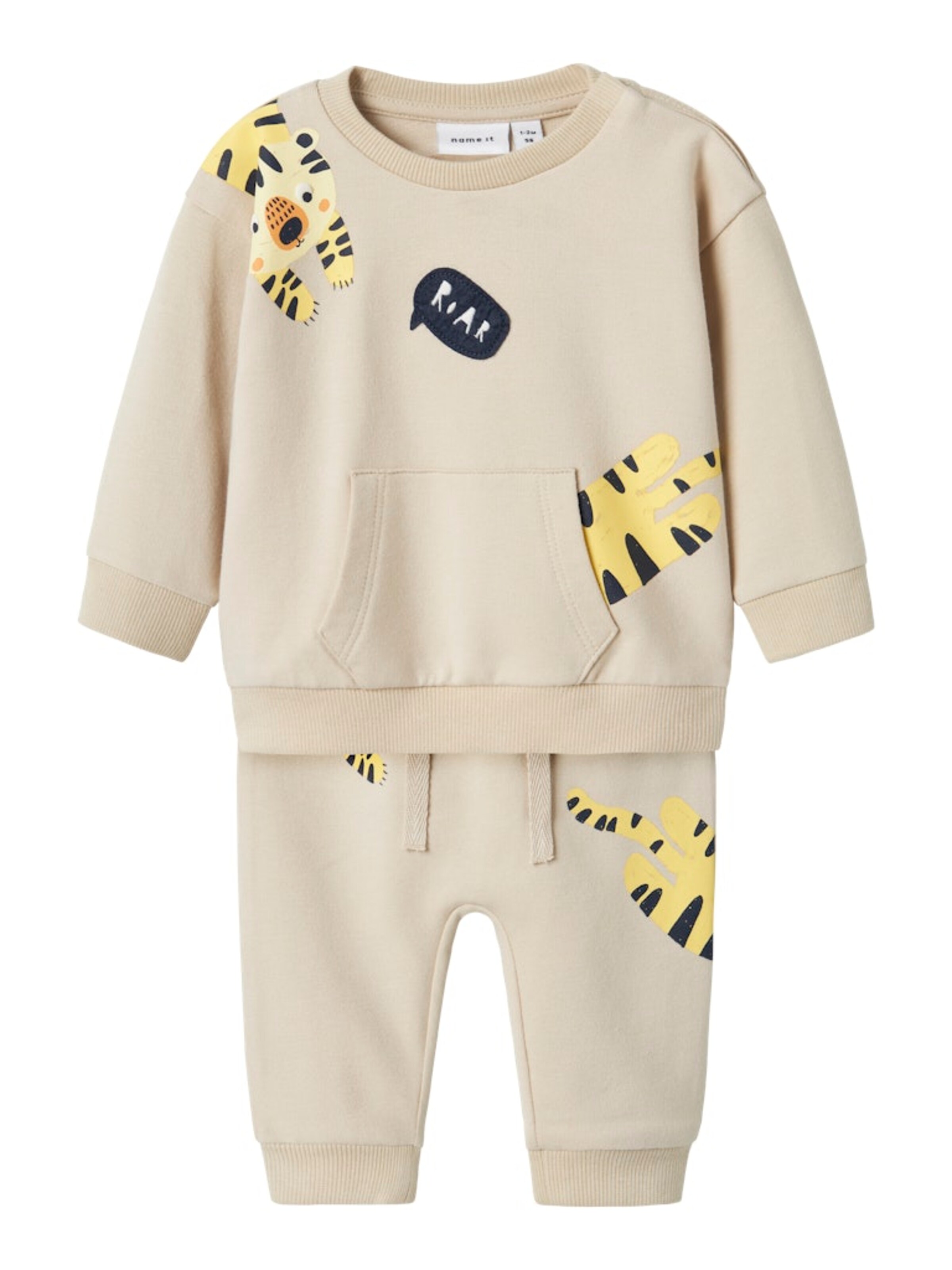 bēšs NAME IT Treniņtērps 'Hack': no priekšpuses