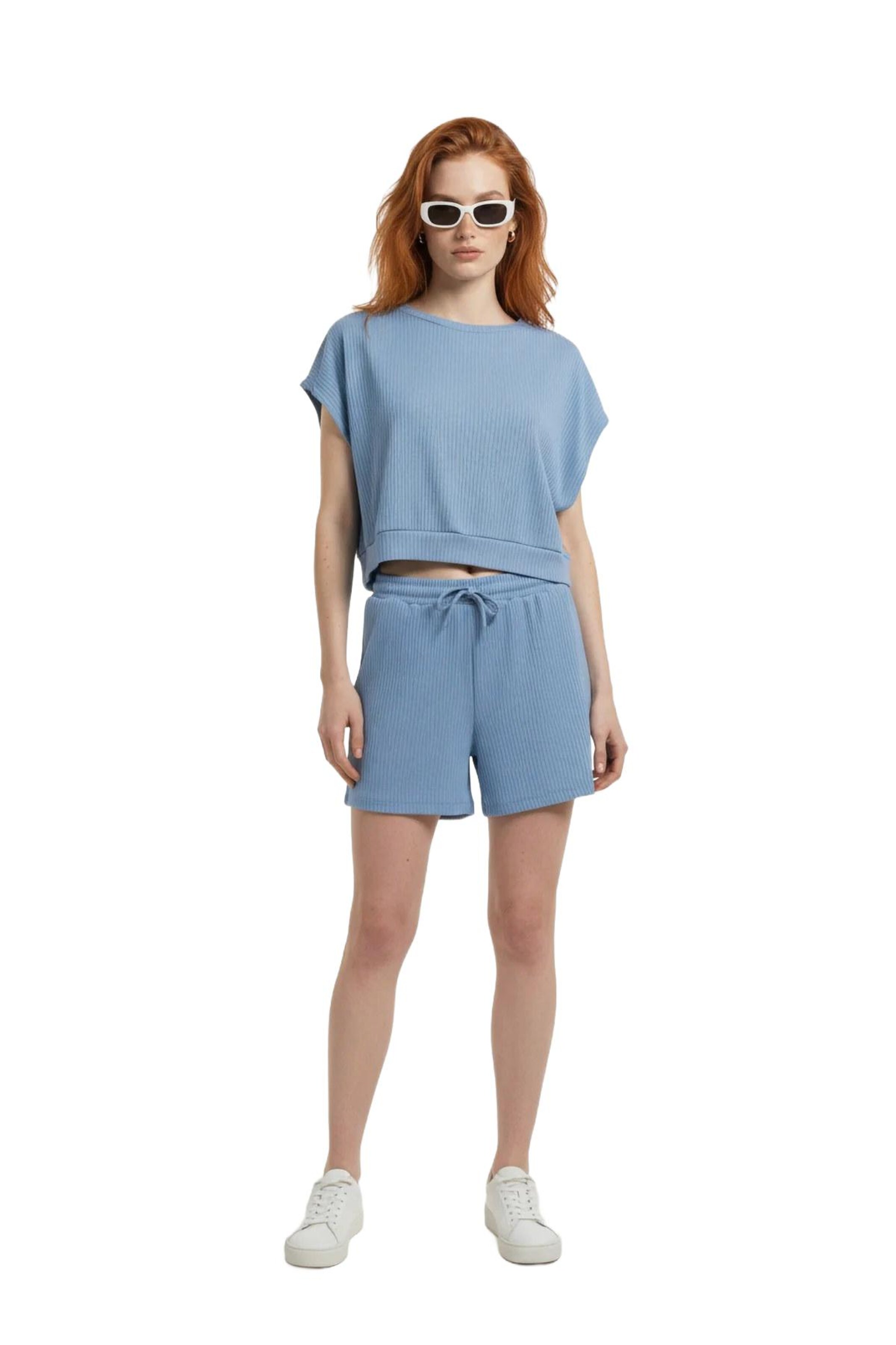 No Matter What T-Shirt in Blau