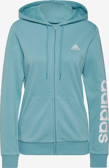 ADIDAS PERFORMANCE Sportief sweatvest in de kleur Jade groen / Wit, Productweergave
