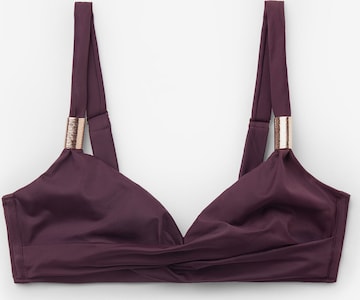 CALZEDONIA Bikini Top in Purple: front