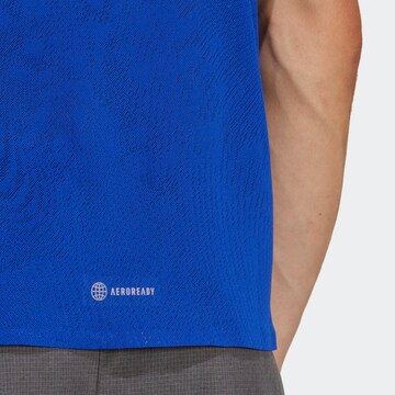 T-Shirt fonctionnel 'Adizero' ADIDAS PERFORMANCE en bleu