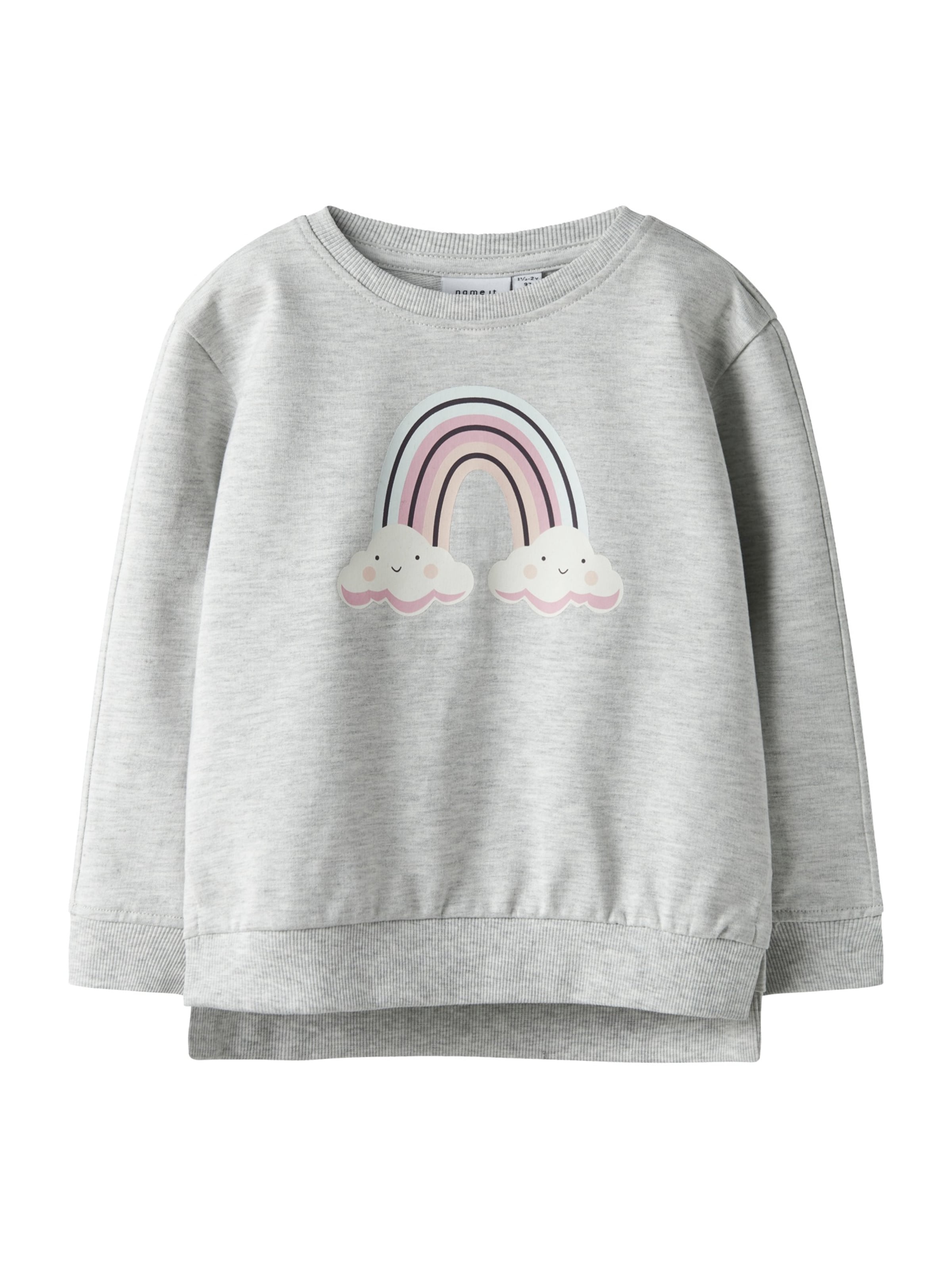 NAME IT Μπλούζα φούτερ 'NMFBissine' σε γκρι: μπροστά