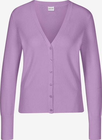 Cardigan MADELEINE en rose : devant