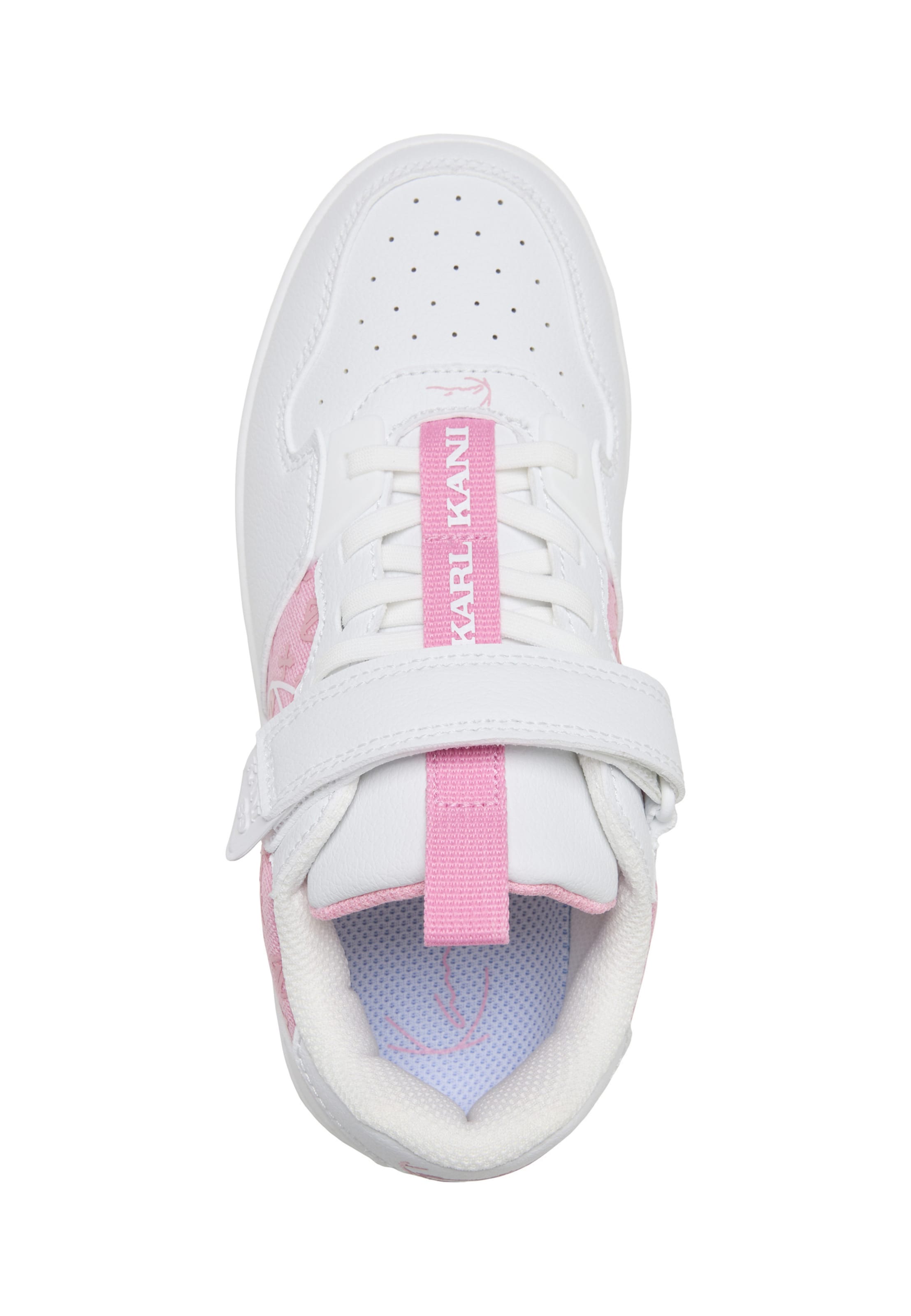 Sneaker '89 Tongue' di Karl Kani in bianco