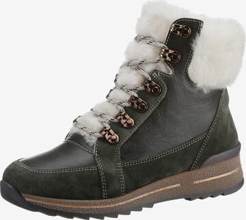 Bottines à lacets ARA en vert : devant