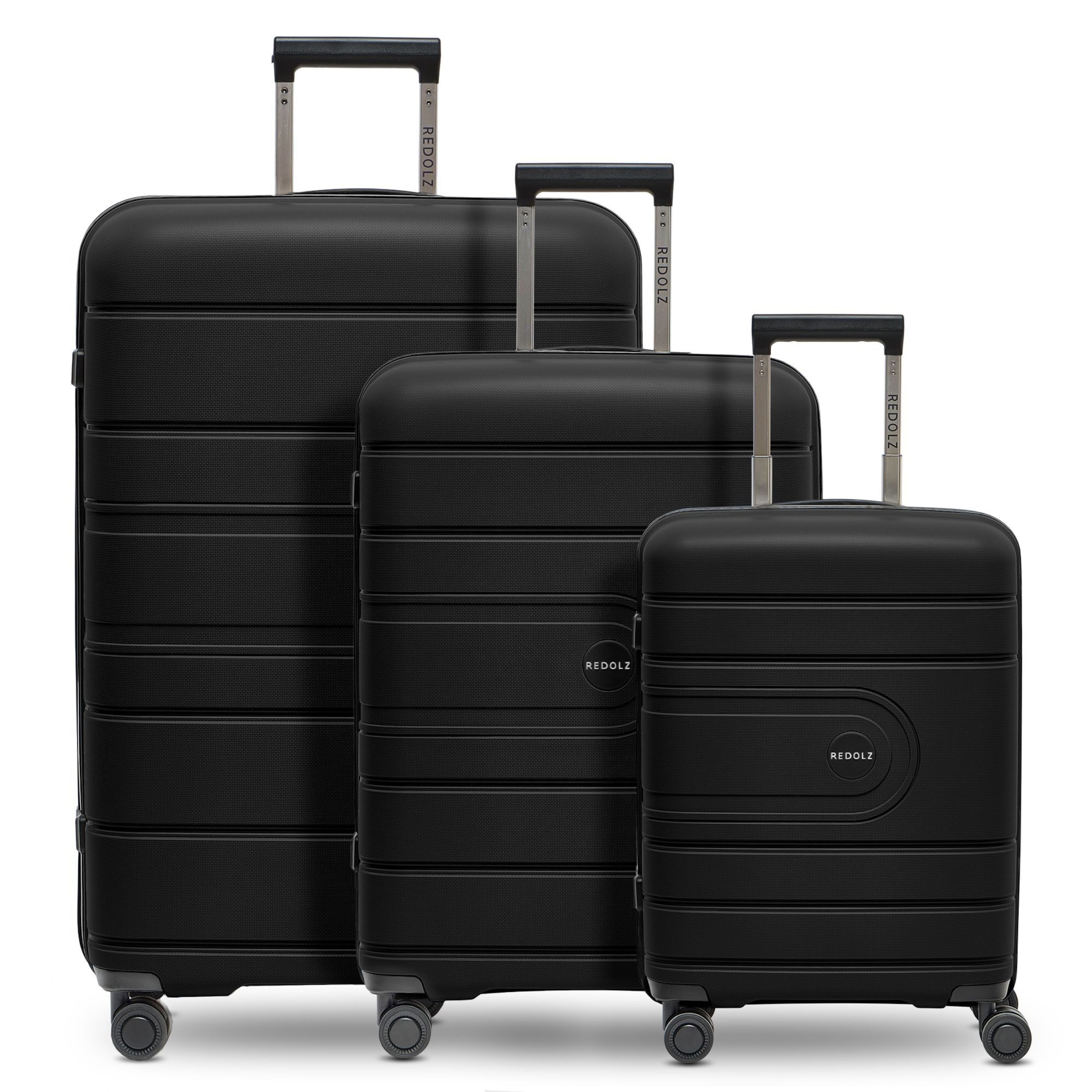Ensemble de bagages 'Essentials 11' Redolz en noir : devant