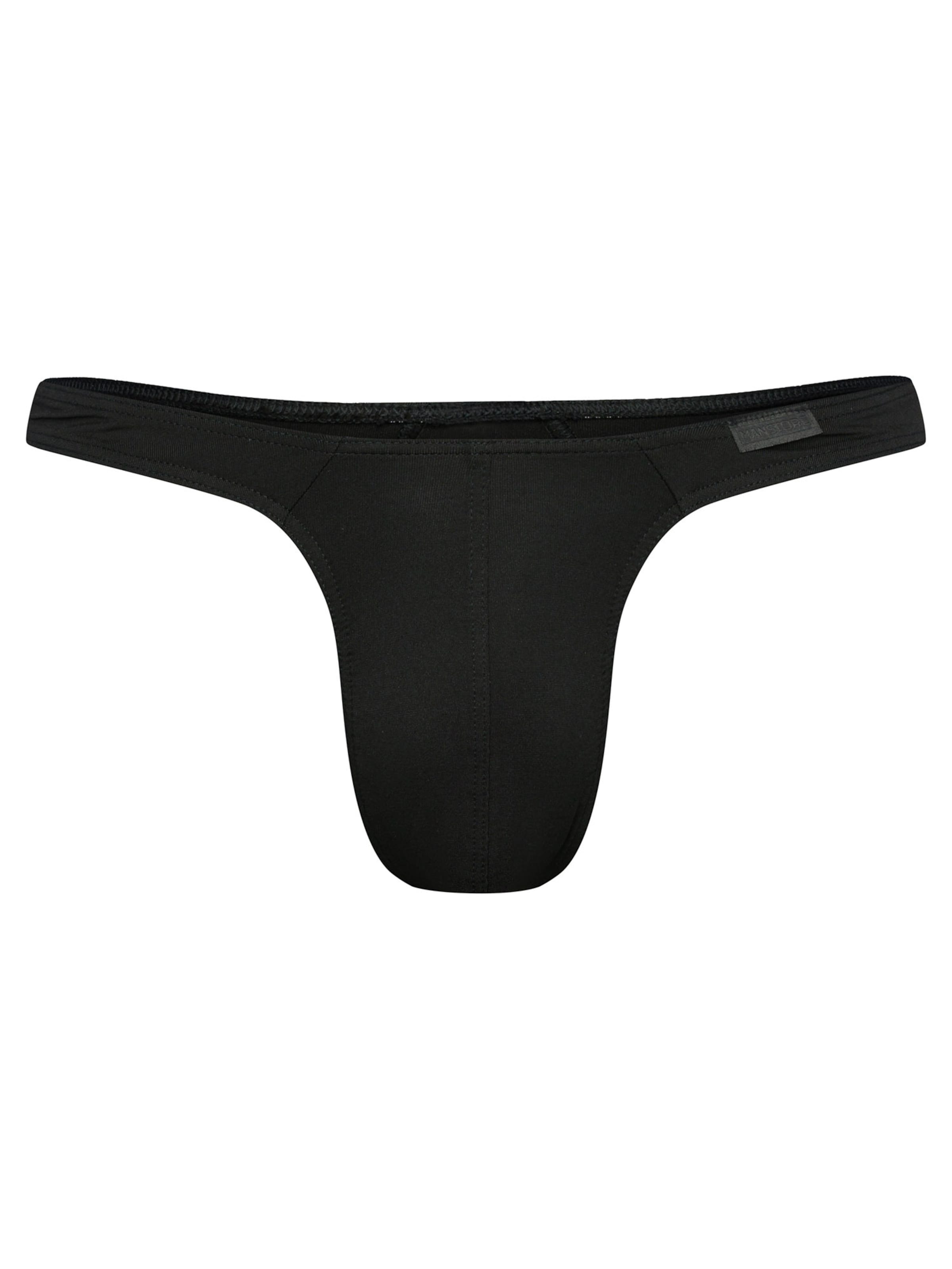Manstore Panty ' 2569M Tower ' in Black: front