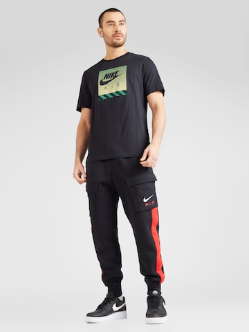 melns Nike Sportswear T-Krekls 'CONNECT'