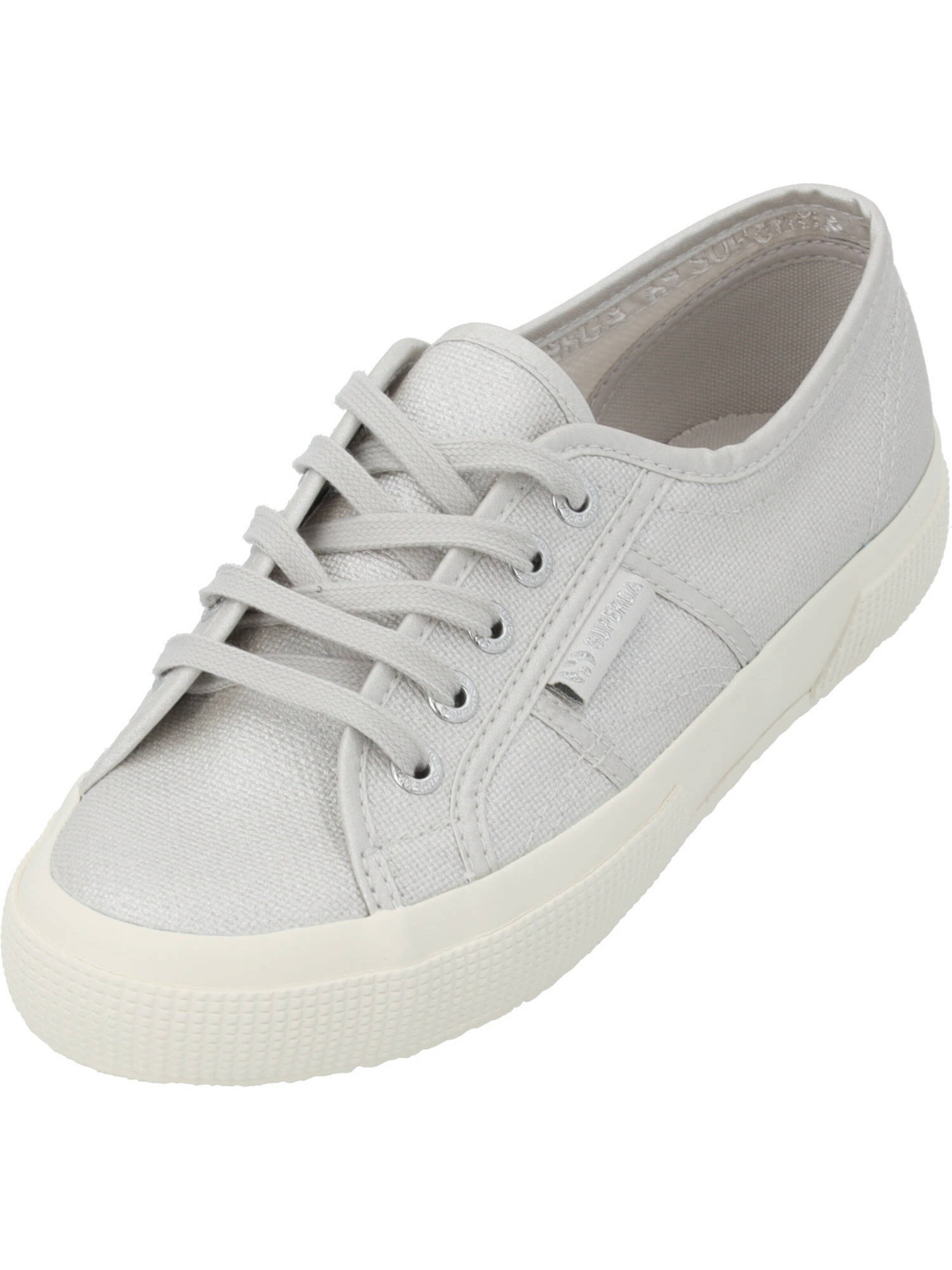 SUPERGA Sneakers 'Lame' in Grey: front