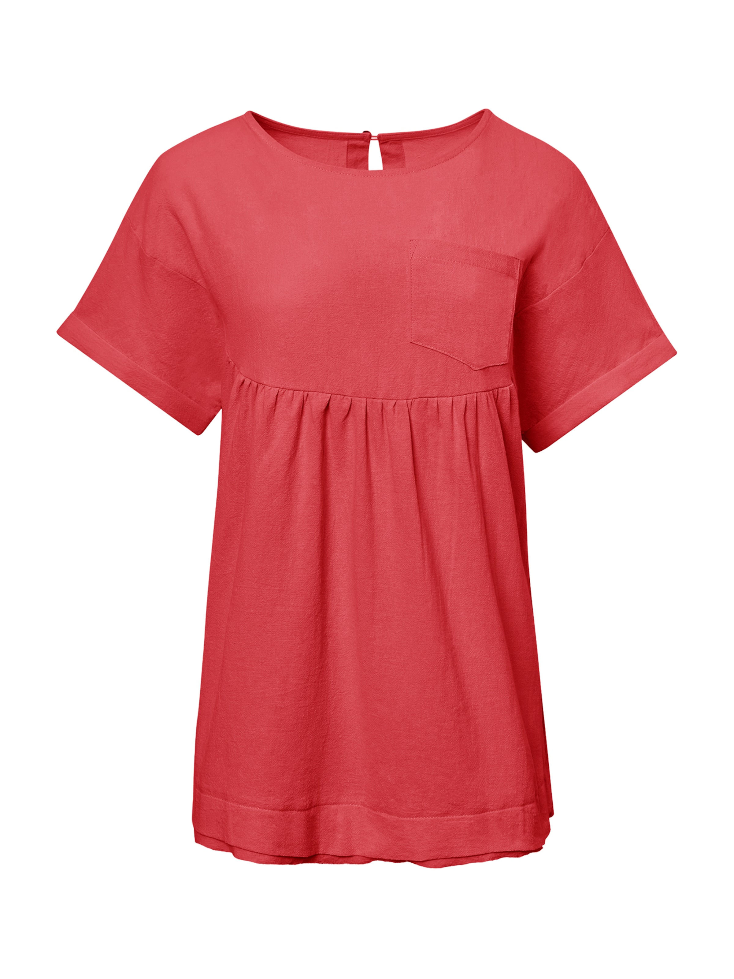 Imily Bela Bluza | rdeča barva: sprednja stran